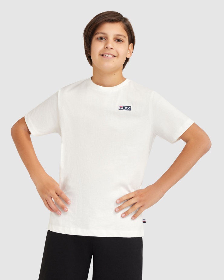Dětské Tričko Fila Parker Bílé
