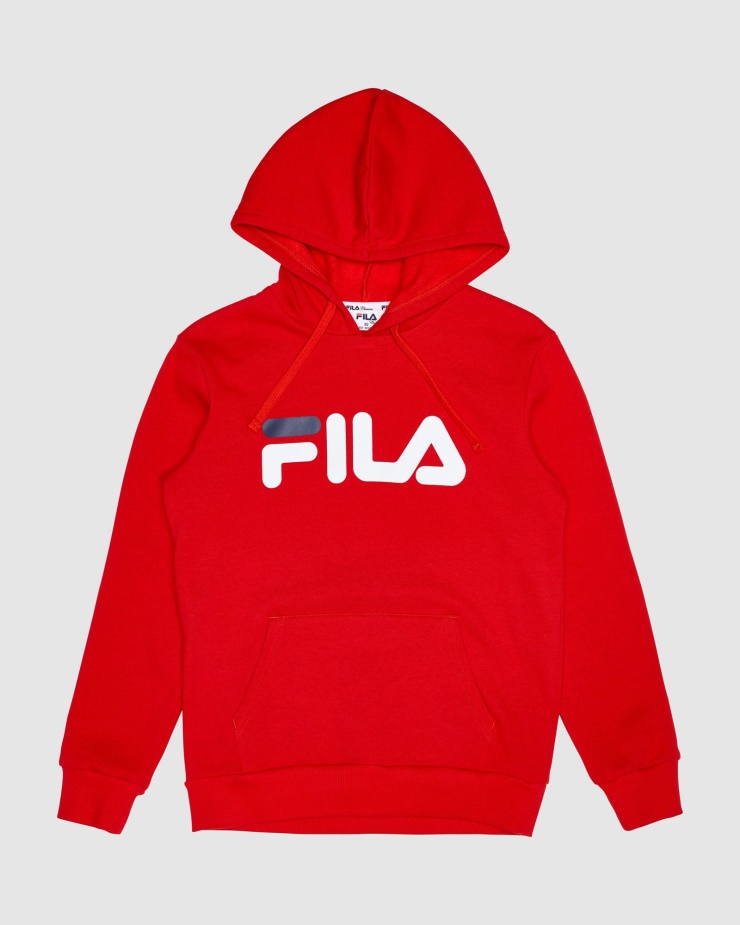 Fila Klasická Dětská Kapuce červená
