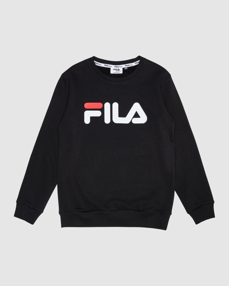Fila černá Klasická Dětská Posádka