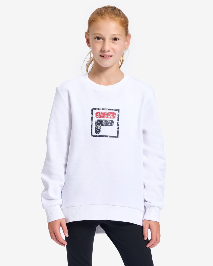 Fila Bílá Natasha Girls Crew
