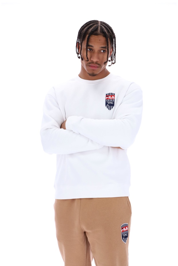 Tupac Fila Fleecová Záplata Crew Svetr
