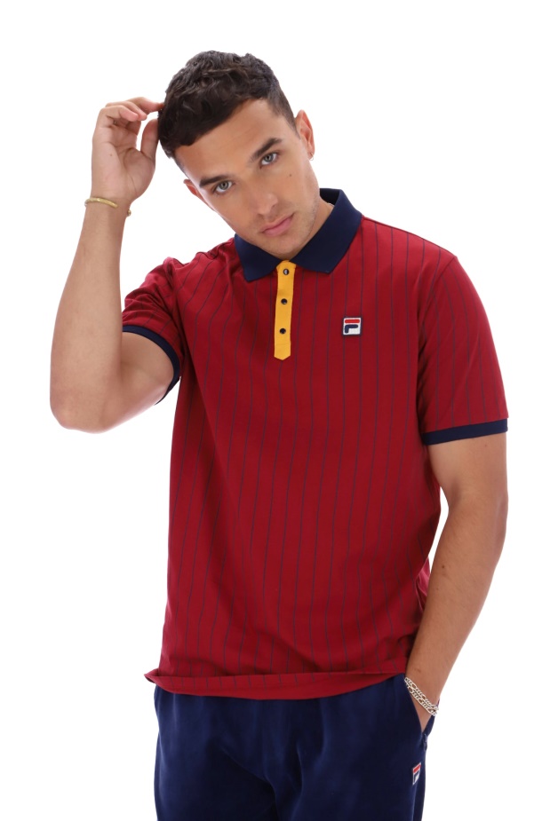 Bb1 Klasické Vintage Pruhované Fila Polo
