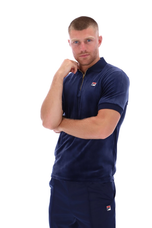Devon Velurové Polo Triko