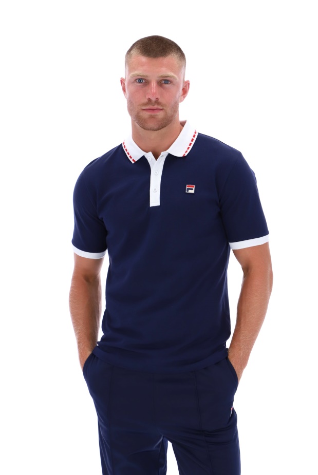 Seb Grafické Polo Tričko Fila