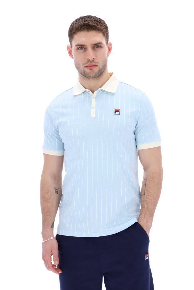 Fila Bb1 Klasické Vintage Pruhované Polo