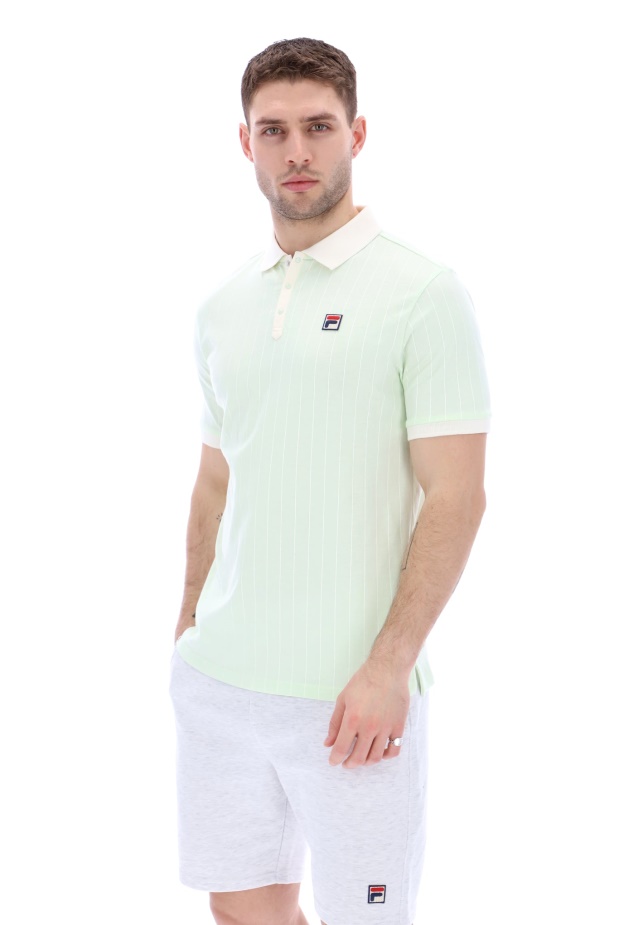Bb1 Klasické Vintage Pruhované Speciální Polo Fila