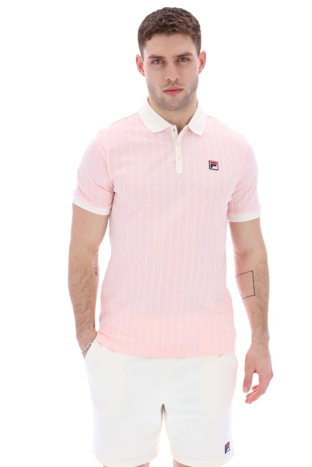 Fila Special Bb1 Klasické Vintage Pruhované Polo