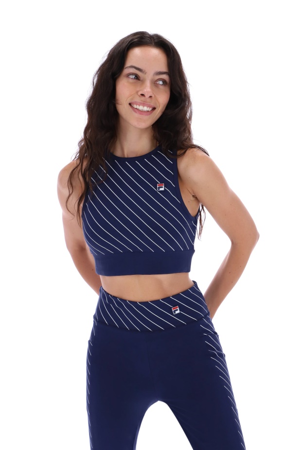 Pruhovaný Top Podprsenky Fila Karla Pin