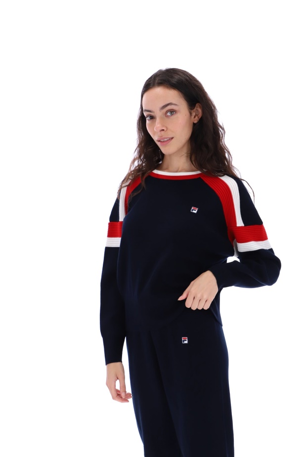 Frankie Knit Crew Svetr Fila